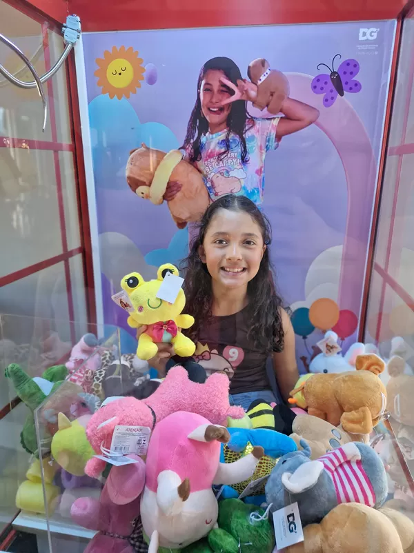 Máquina de pegar pelúcia